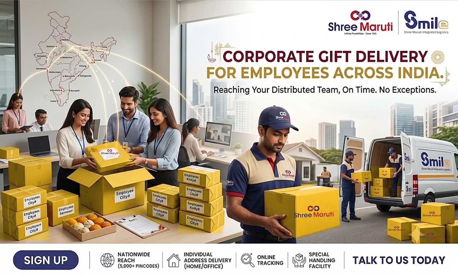 Corporate Gift Delivery for Employees Across India