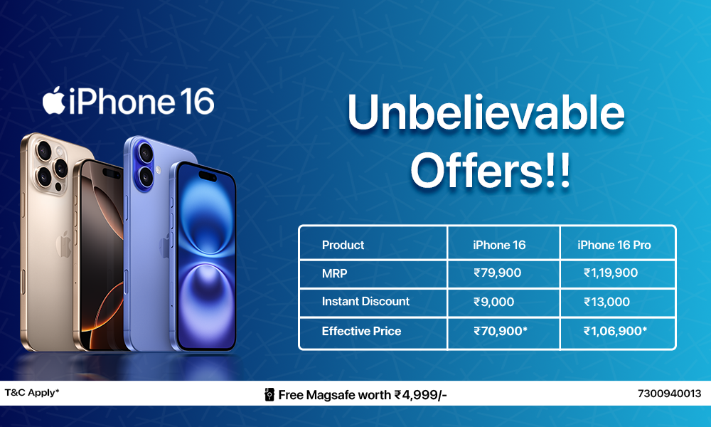 iPhone 16 - Unbelievable Offers !!