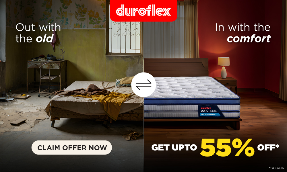 Upgrade Your Sleep with Duroflex Mattress Exchange Offer – Save Up to 55% + Free Pickup