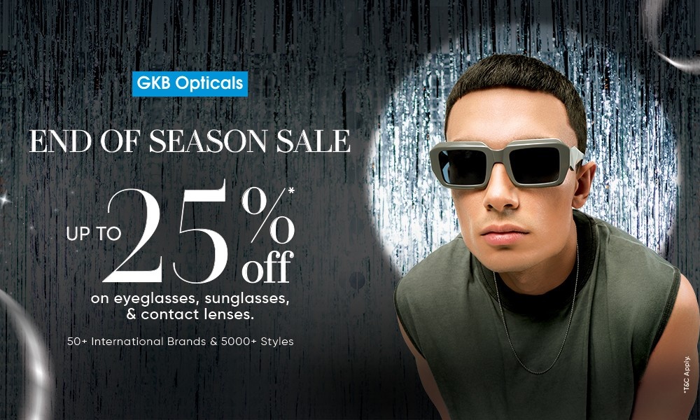 Get Up To 25% Off in the GKB Optical End of Season Sale