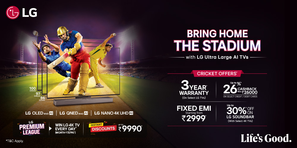 Bring Home the Stadium with LG TVs