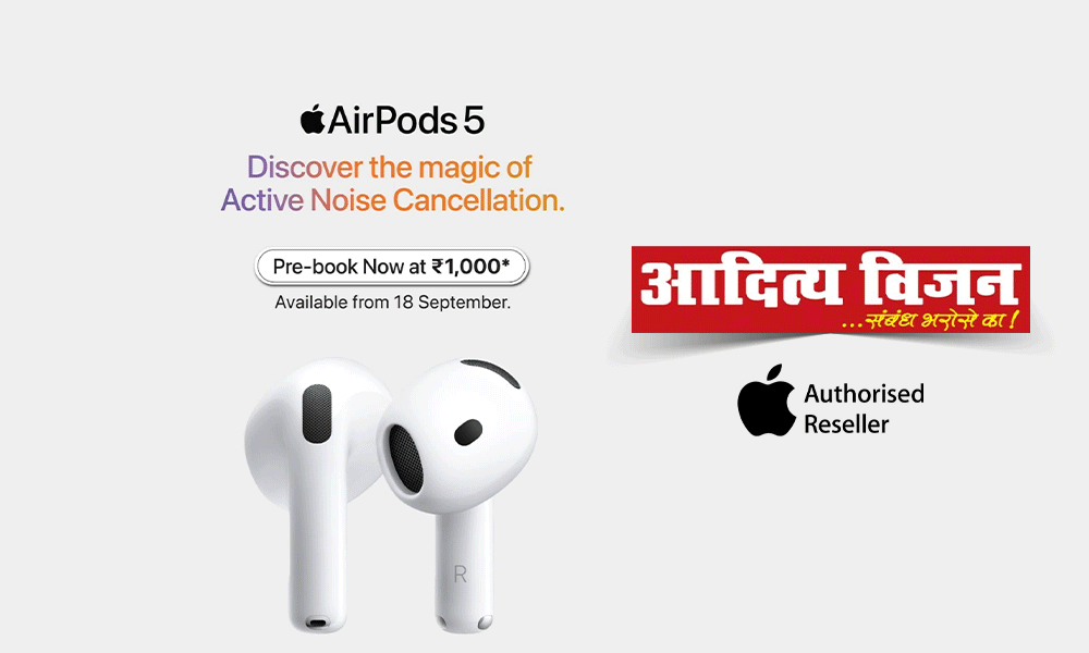 Pre-Book AirPods 5 at ₹1,000