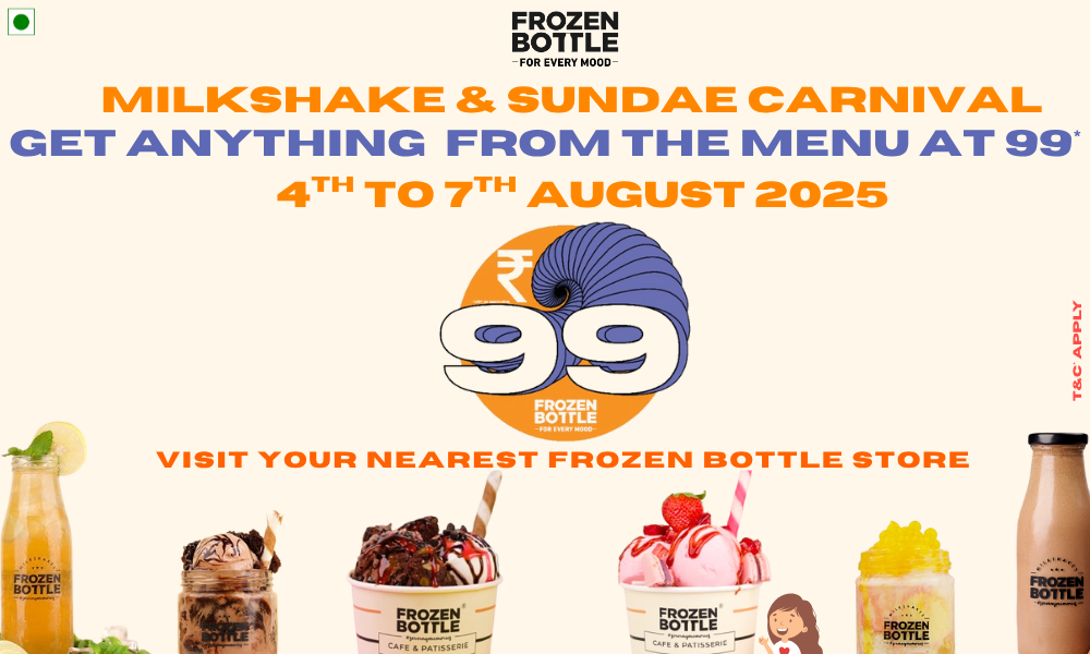 Get anything from the menu at just 99