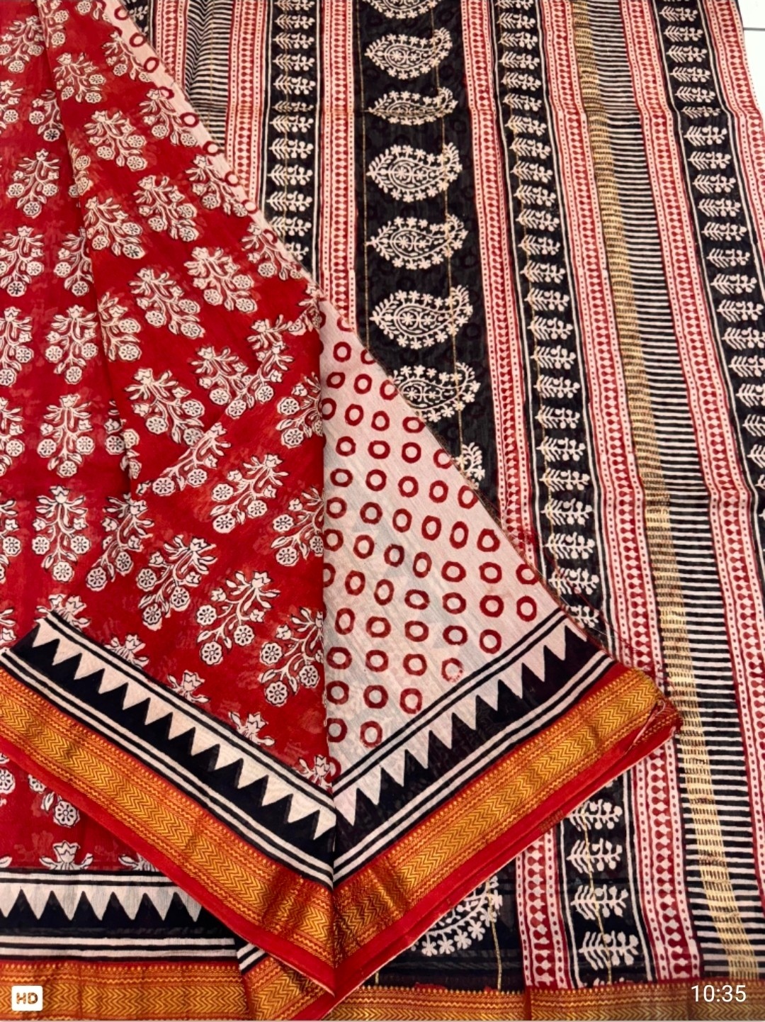 Maheshwari Silk Sarees With Blouse