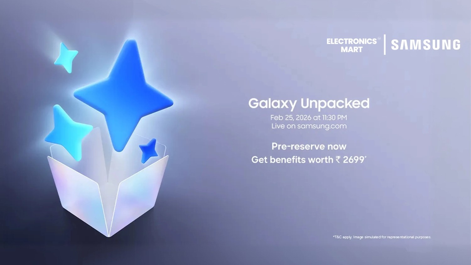 Join us at Samsung Galaxy Unpacked on February 25