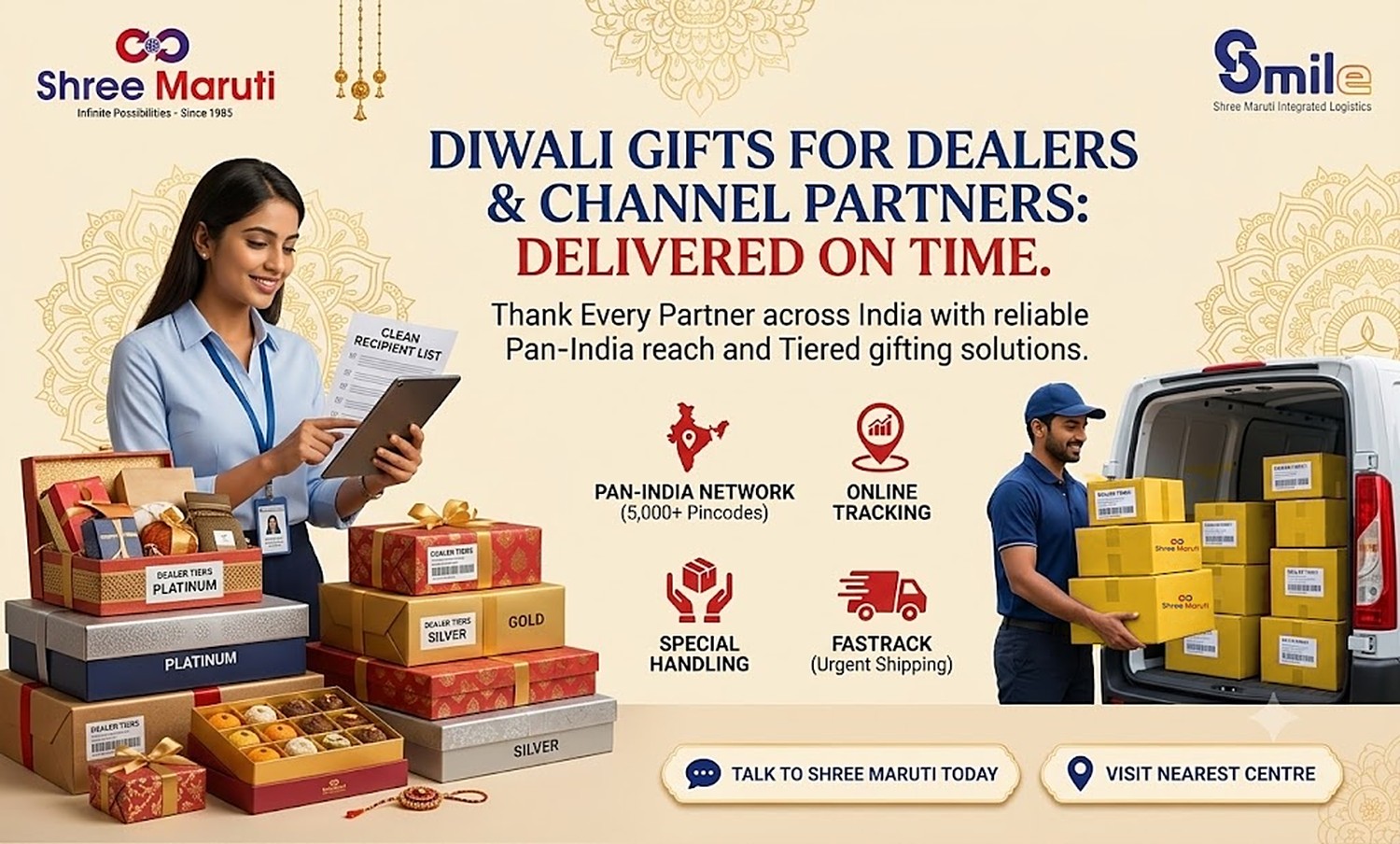 Diwali Gifts for Dealers and Channel Partners: A Delivery Guide