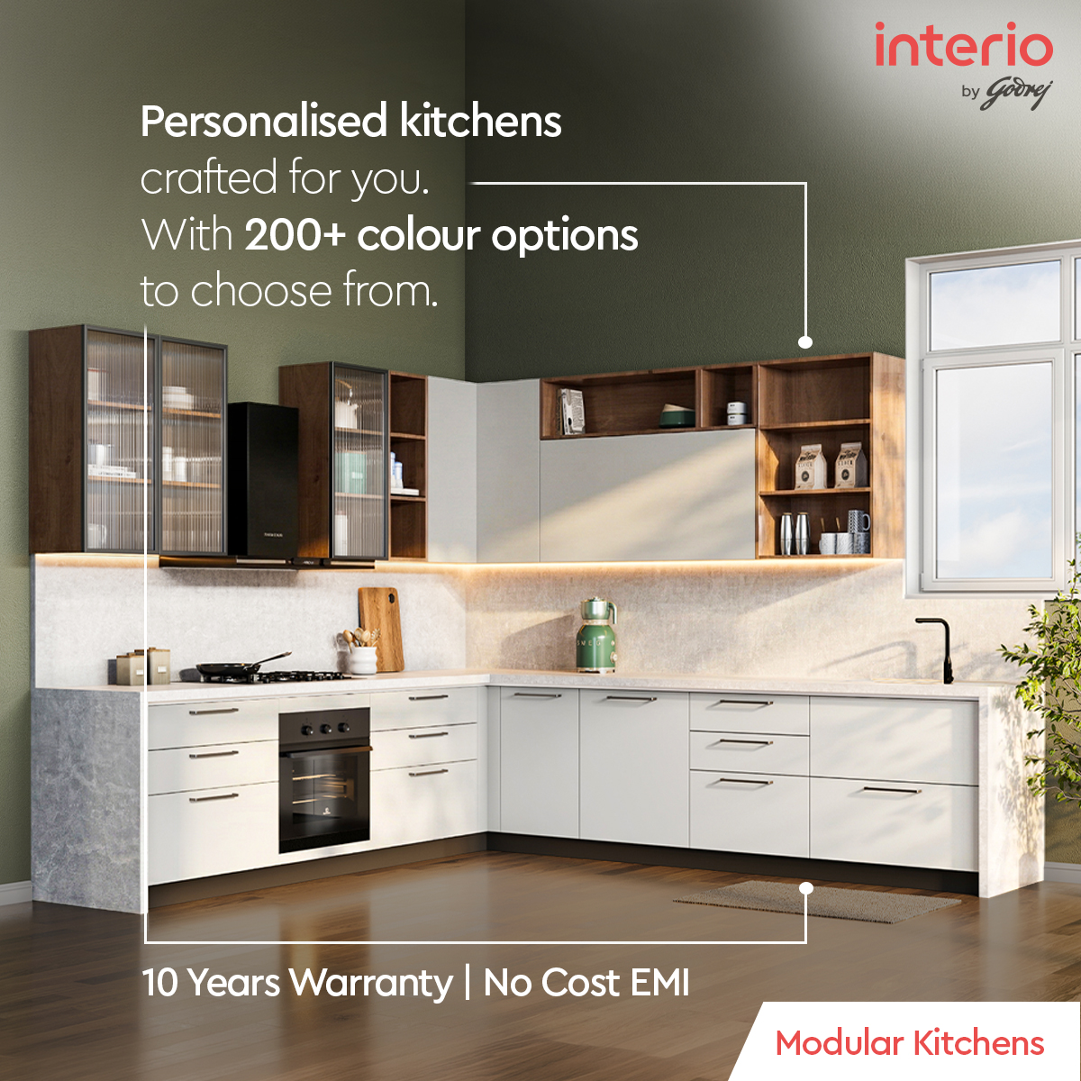 Interio By Godrej - Modular Kitchen Gallery