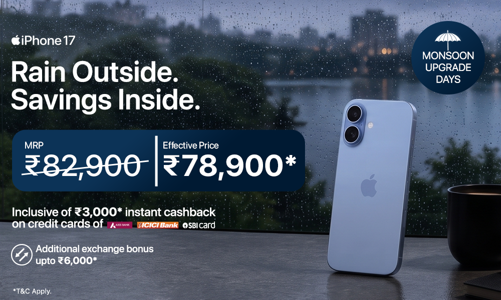 iPhone 17 Monsoon Upgrade Offer