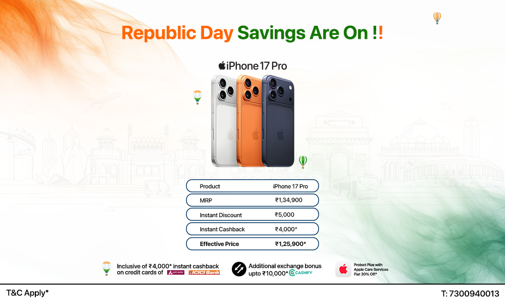 Republic Day Savings Are On !! iPhone 17 Pro