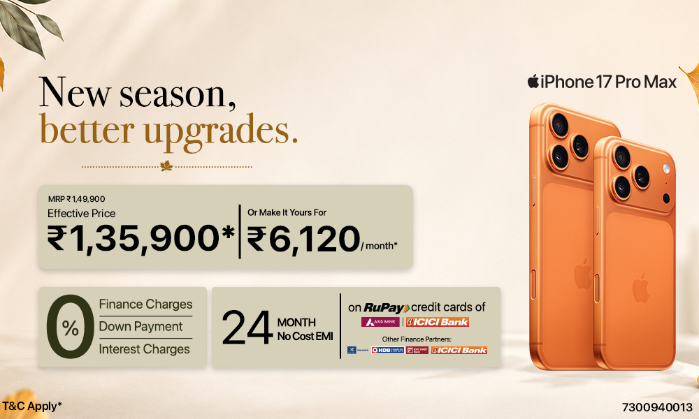 iPhone 17 Pro Max Festive Season Offer