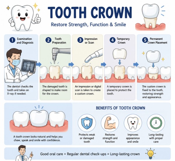 Dental Crowns: Types, Cost, Procedure and How to Choose the Right One in Mansarovar Sector 1, jaipur
