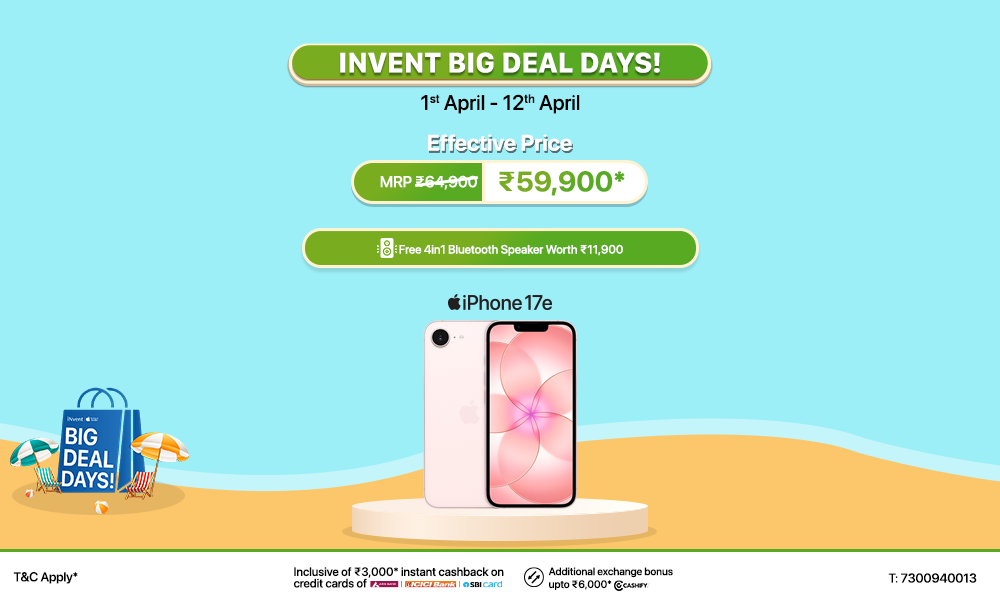iNvent Big Deal Days! iPhone17e