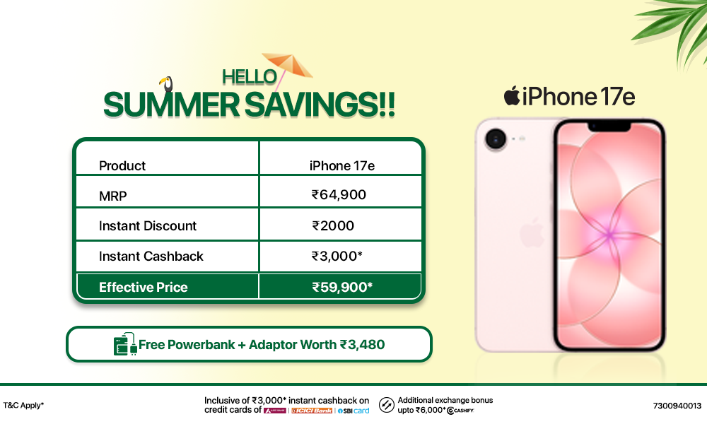 Hello Summer Savings on iPhone 17e