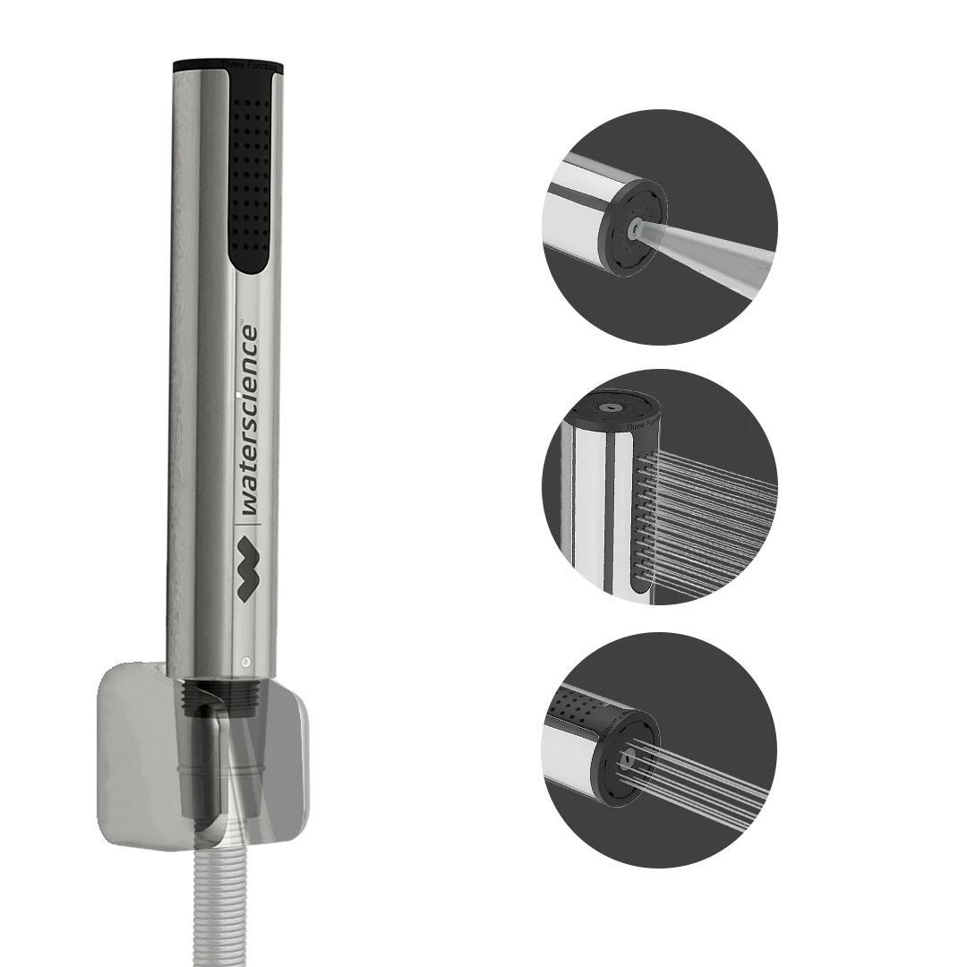 PURO Water Saving Health Faucet | Premium | Stainless Steel | 3 Flow Modes