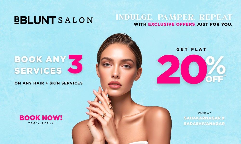 BOOK ANY 3 SERVICES - ON ANY HAIR + SKIN SERVICES !