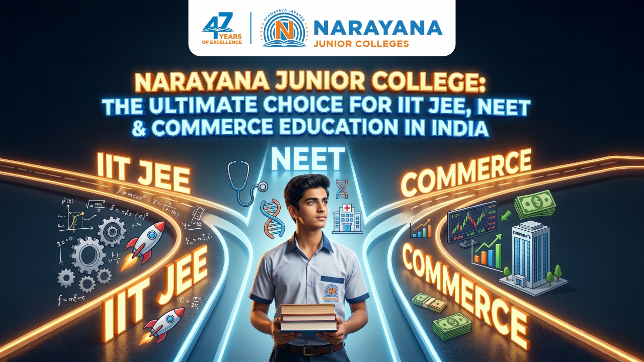 Narayana Junior College: The Ultimate Choice for IIT JEE, NEET & Commerce Education in India