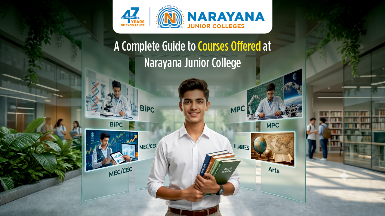 A Complete Guide to Courses Offered at Narayana Junior College A Complete Guide to Courses Offered at Narayana Junior College