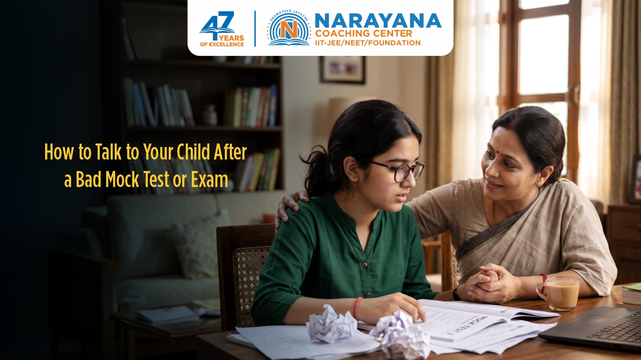 How to Talk to Your Child After a Bad Mock Test or Exam