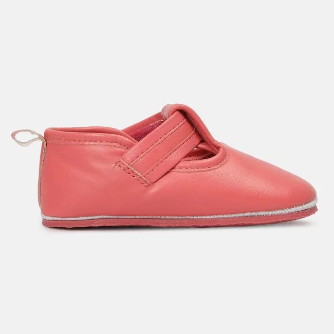 Miniklub Girls Pink Hard Sole Shoes
