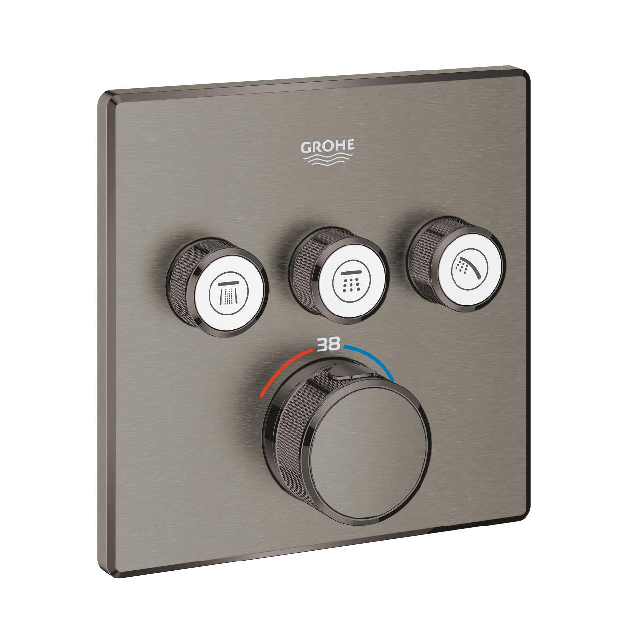 Grohtherm SmartControl Thermostat for concealed installation with 3 valves