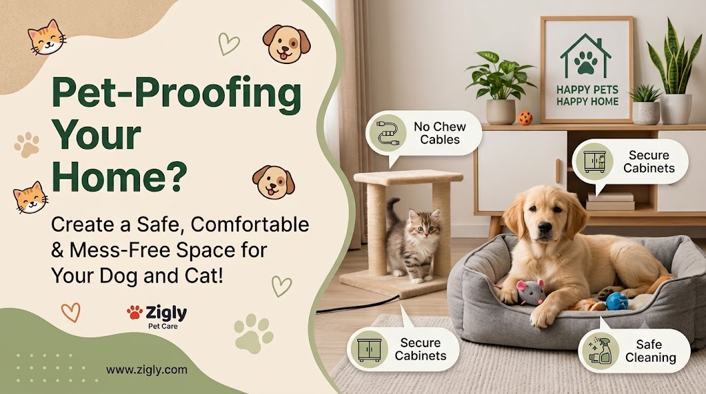 Dog or Cat at Home? How to Create a Pet-Friendly Space in Mumbai That Is Safe, Comfortable and Easy to Maintain