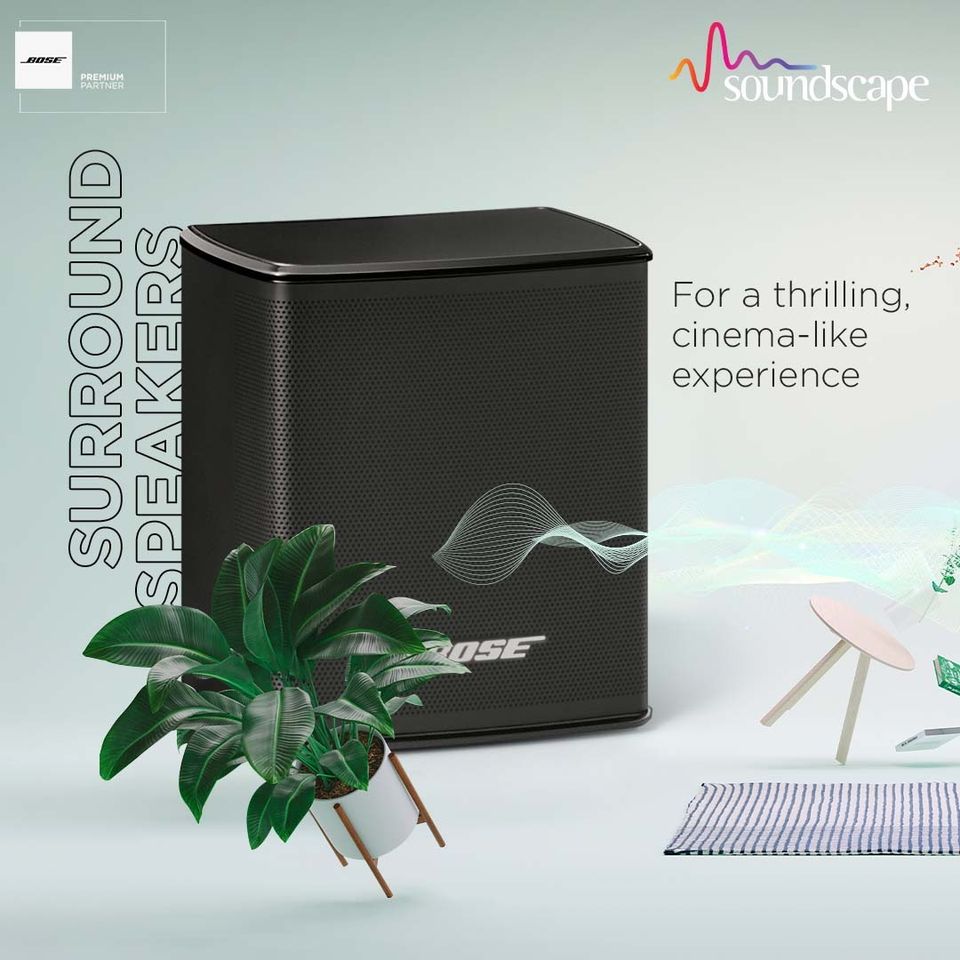 Bring home Bose Surround Speakers for an adventure at home with an immersive audio experience.