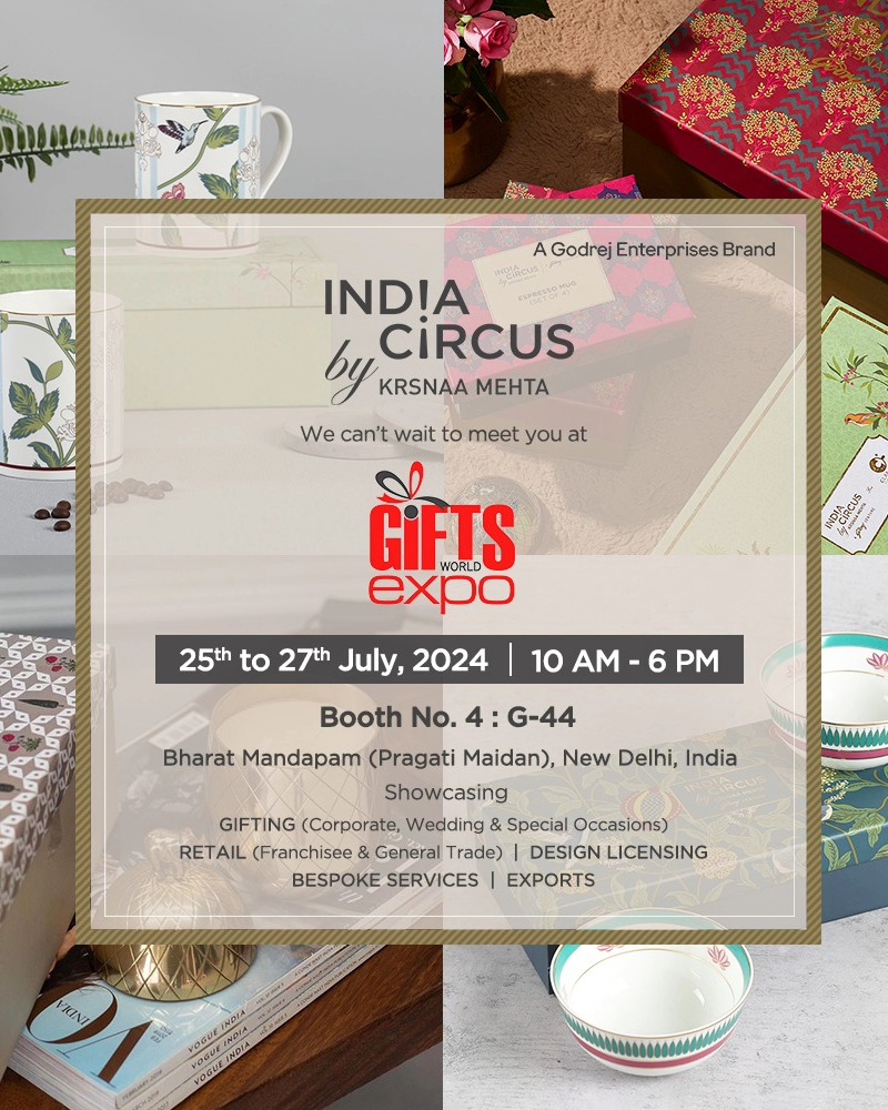 India Circus by Krsnaa Mehta, is a proud exhibitor at the renowned Gifts World Expo Exhibition, New Delhi, India!