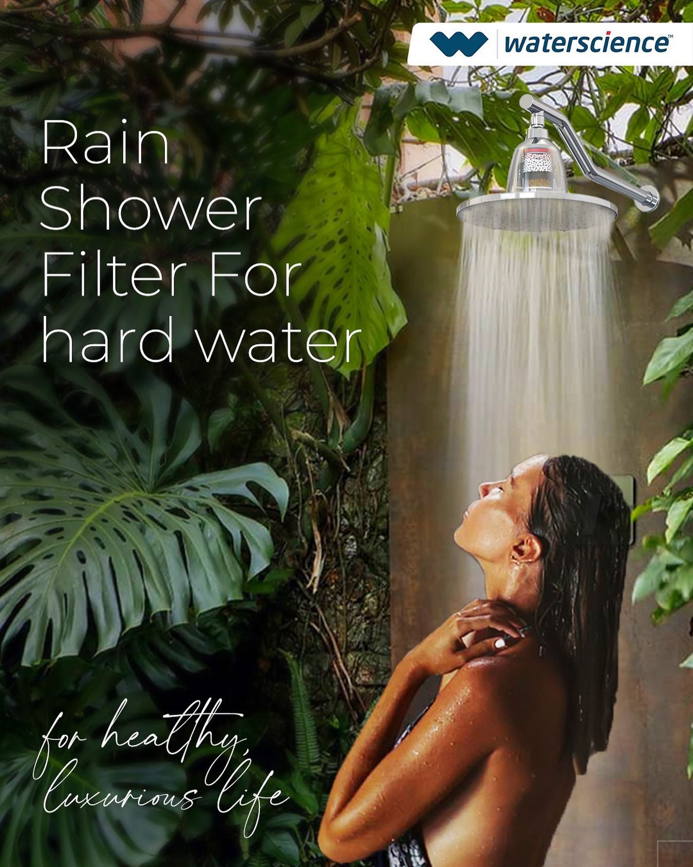 Upgrade your shower game with our Rain Shower Filter
