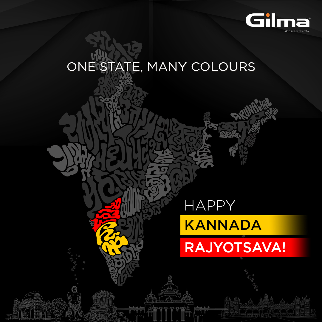 Celebrating Karnataka's vibrant tapestry of culture, heritage, and progress on this Kannada Rajyotsava!  #KannadaRajyots...