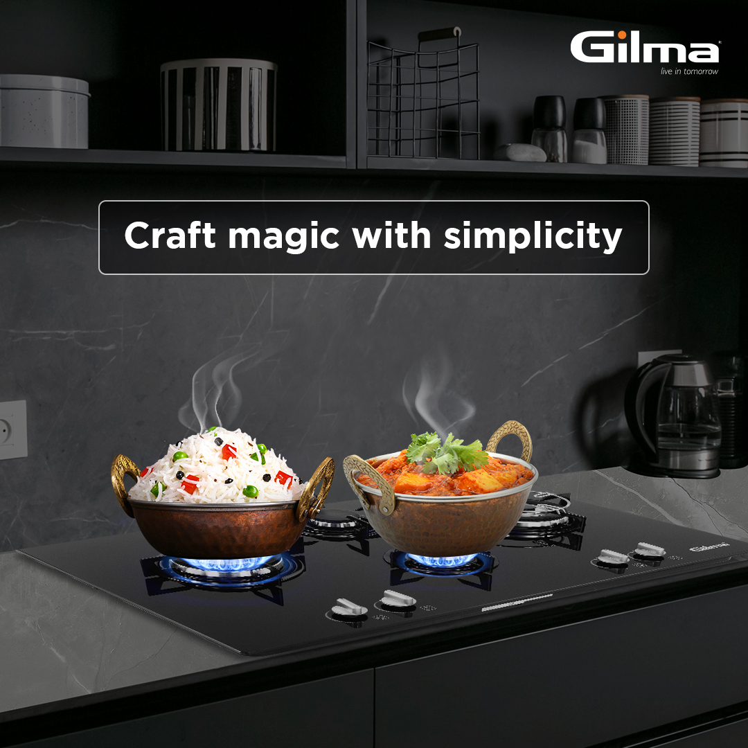 A cooktop that not only looks impressive but also delivers exceptional results. Bring home Gilma today.  #Gilma #ChooseG...