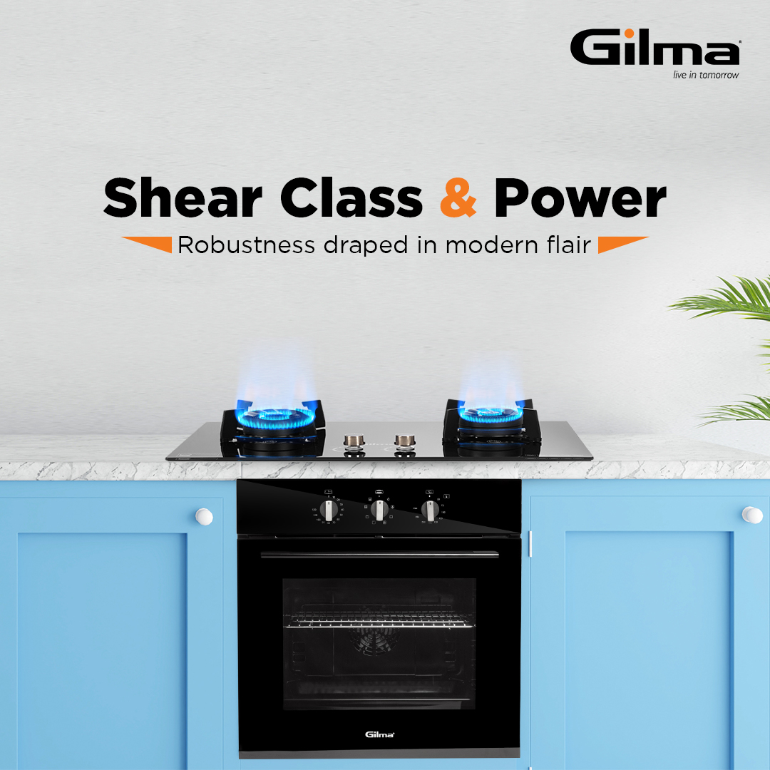 From the knob to the flames, contemporary style complements every bit of Gilma’s robust hobs. #Gilma #ChooseGilmaChooseH...
