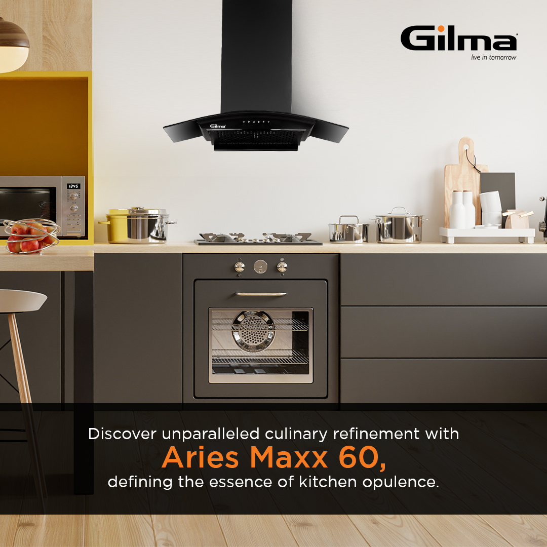 Delight in the epitome of kitchen luxury with the Aries Maxx 60.  With an unmatched suction power of 1150m3h and a filte...