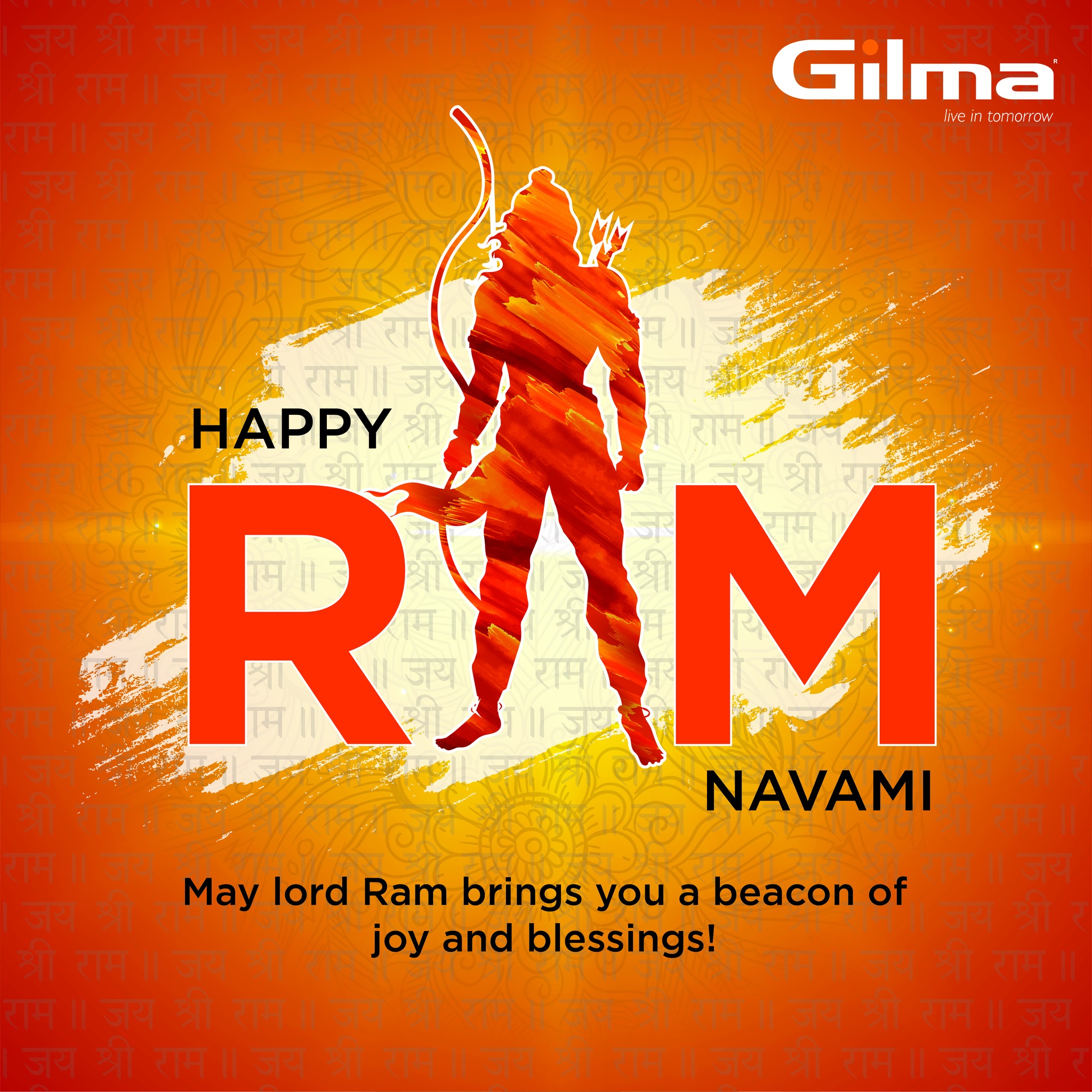 Gilma - for dishes fit for a king's feast.  Here's to a Ram Navami brimming with epicurean pleasures and culinary deligh...