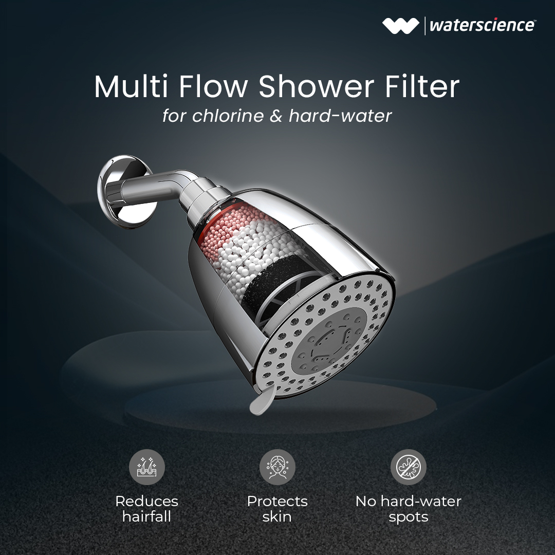 Upgrade to a Shower Filter with the Multi Flow Shower Filter