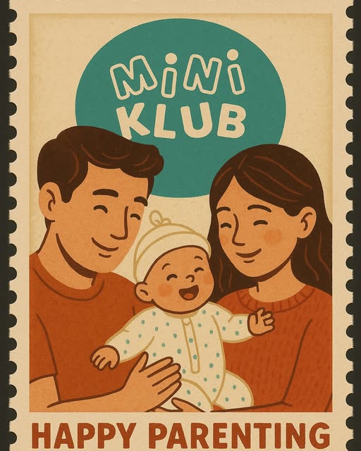 Postmarked with parenting joy.