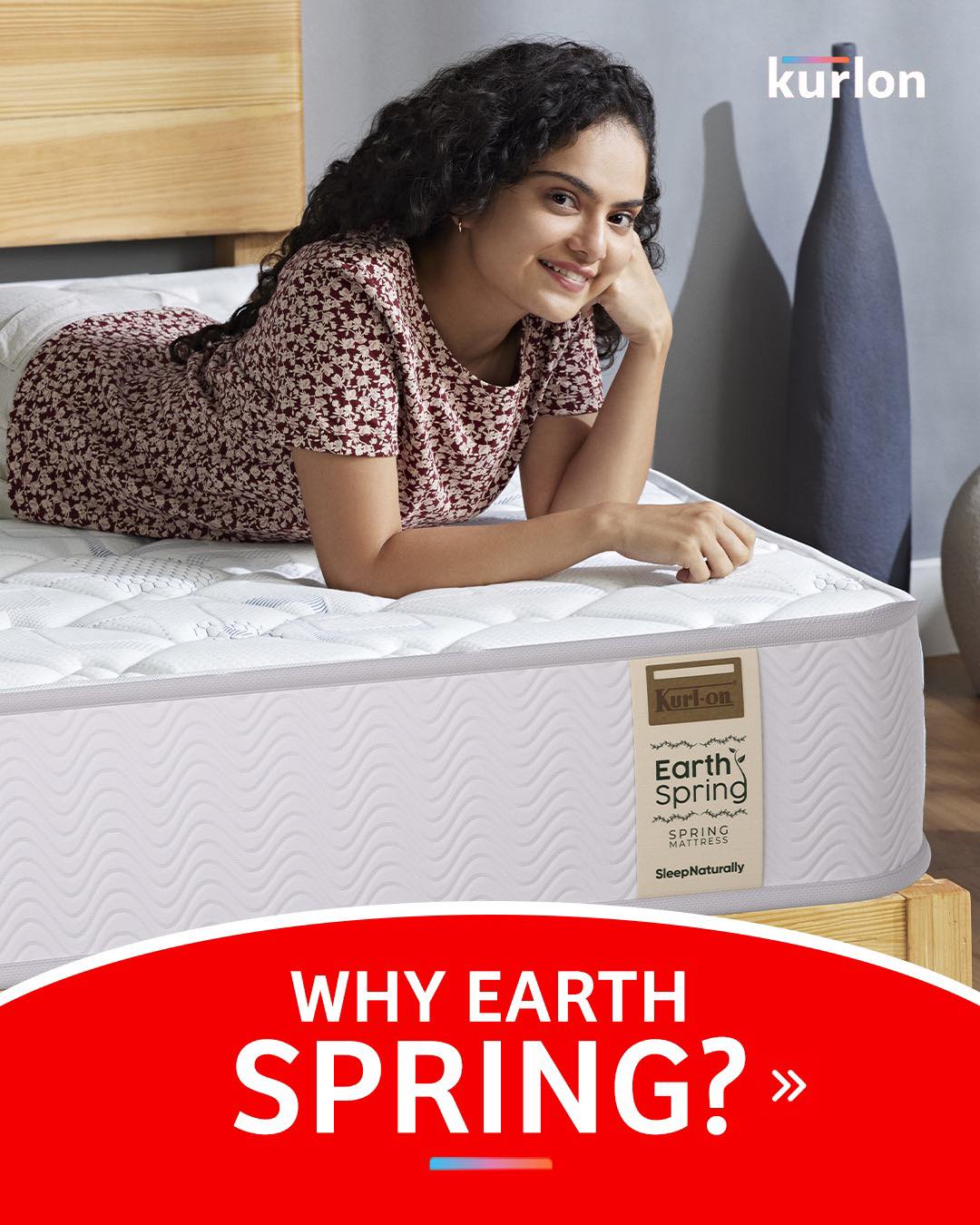 Move freely, rest better – Kurlon’s Responsive Spring Tech has your back!