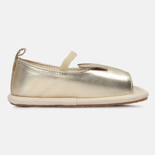 Miniklub Girls Golden Glossy Ballerina