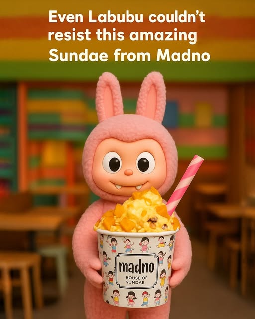 Even Labubu is going Madnopaglu this month ✨