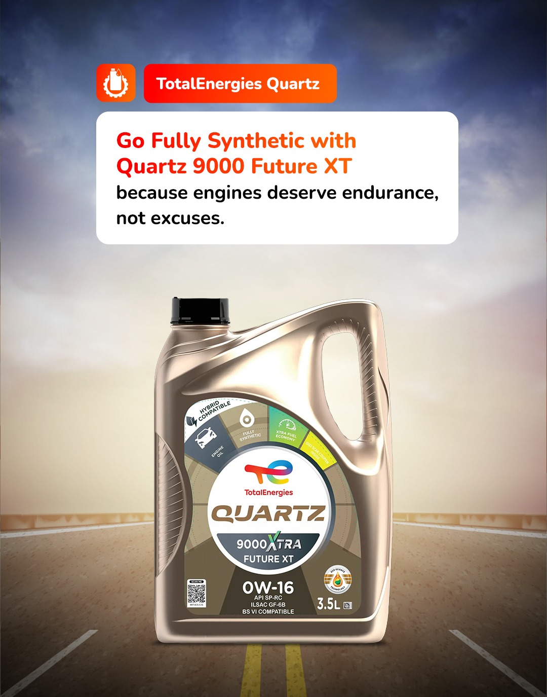 Engines today don’t settle for ordinary oil.