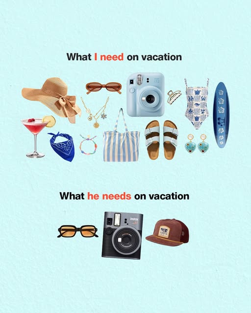 Different packing styles, same travel goals Different packing styles, same travel goals