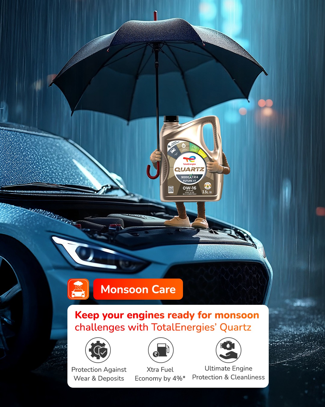 The rains may be unpredictable, but your engine shouldn’t be.