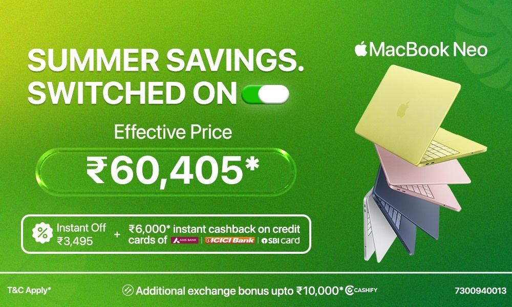 Summer Savings Switched On with MacBook Neo