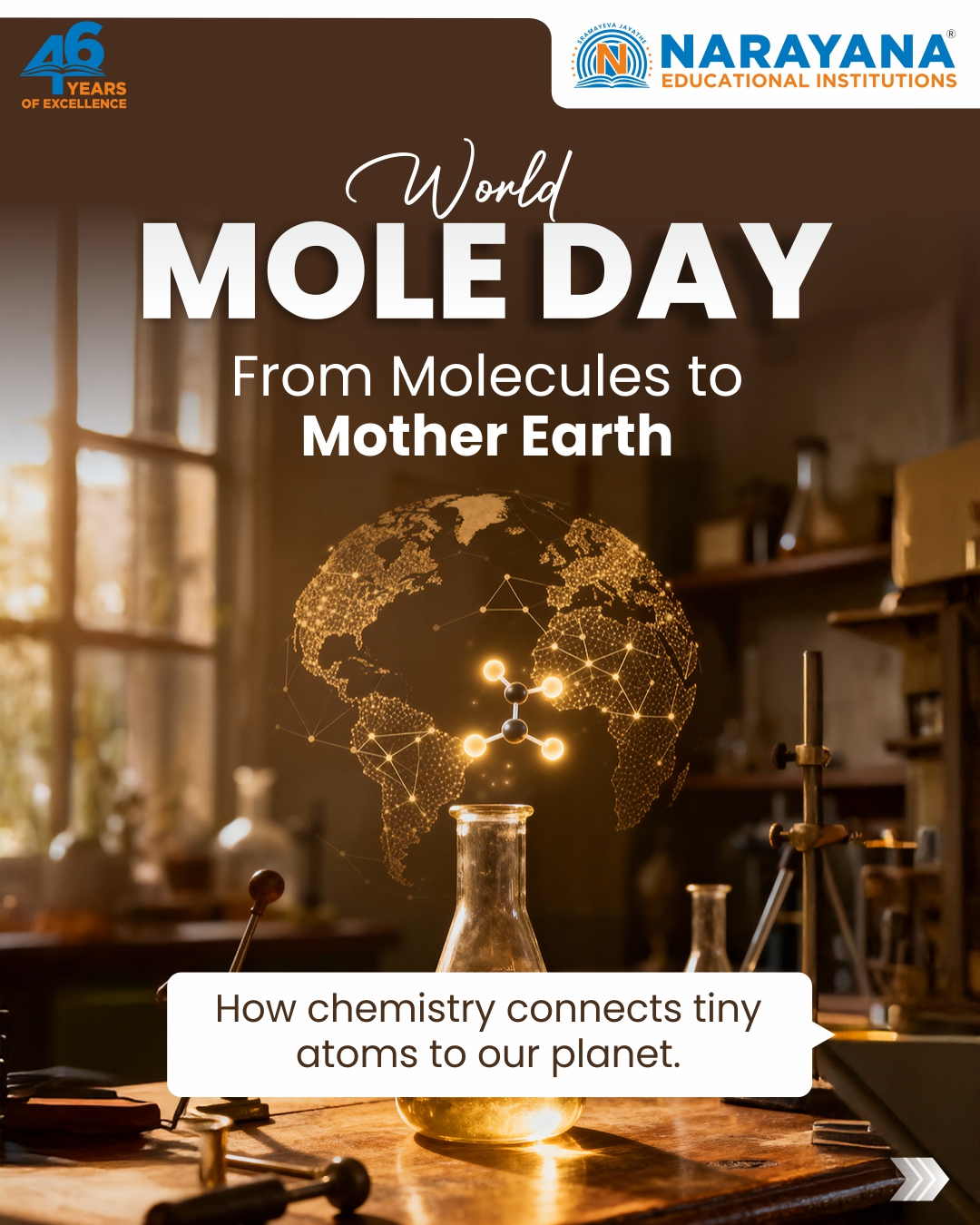 A mole is a tiny unit with a huge role in science! ⚗️