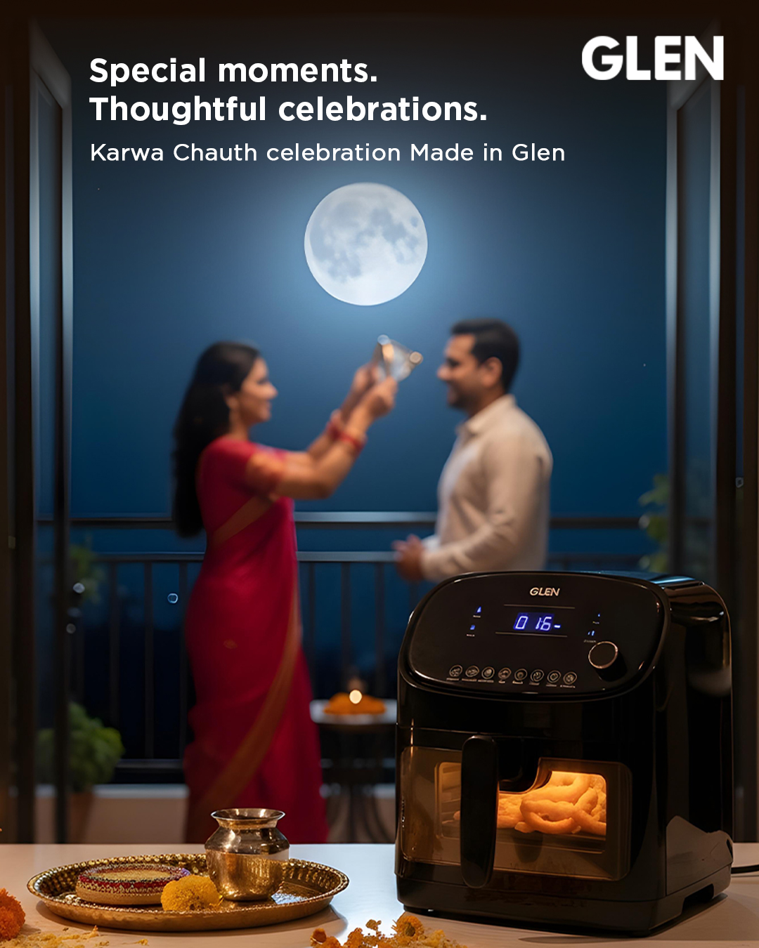 Karwa Chauth is all about celebrating love and togetherness under the moonlight. 🌕