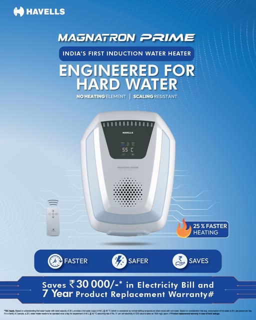 Did you know ? Hard Water can cause scaling in your Water heater and reduce its heating efficiency!