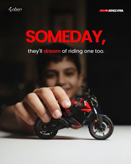 Every dream starts small just like today’s little riders with their toy bikes