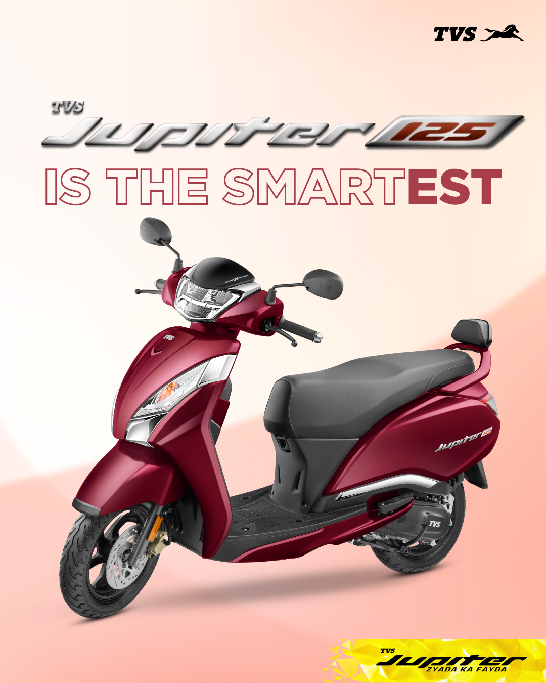 TVS Jupiter 125 – only for the BEST