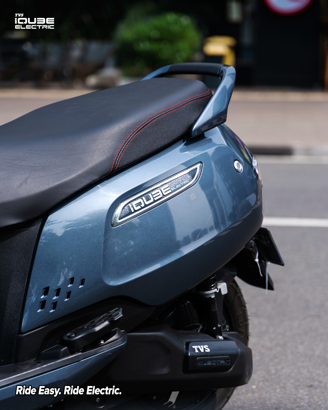 TVS iQube S ditenagai motor