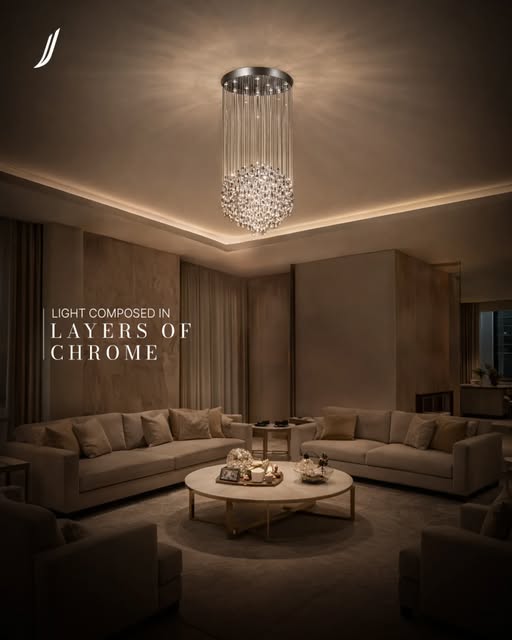 Chrome – for spaces built on clarity and structure.