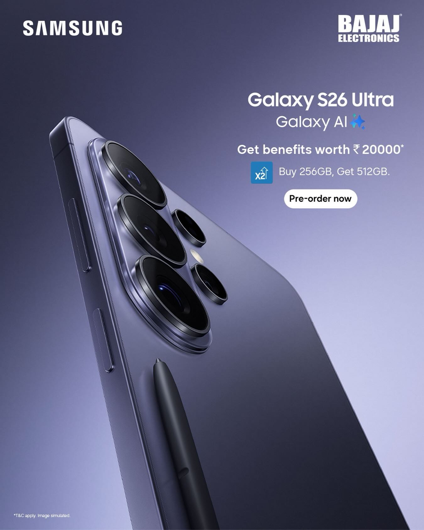 #GalaxyS26Ultra is here. Samsung’s third-generation Al